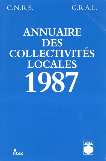 You are currently viewing Annuaire des collectivités locales 1987