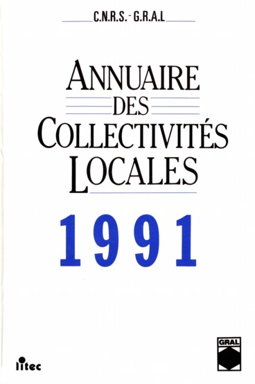 You are currently viewing Annuaire des collectivités locales 1991