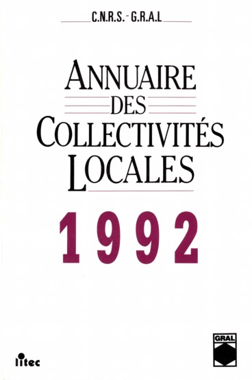 You are currently viewing Annuaire des collectivités locales 1992