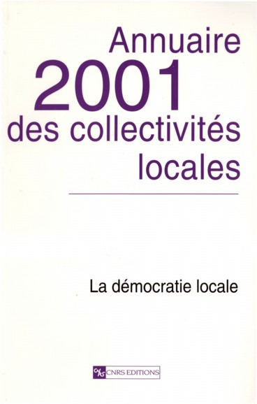 You are currently viewing Annuaire 2001 des collectivités locales « La démocratie locale »